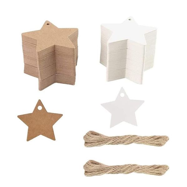 other garden supplies 200pcs star gift labels with twine kraft paper tags diy craft for christmas tree decoration
other garden supplies 200pcs star gift labels with twine kraft paper tags diy craft for christmas tree decoration
