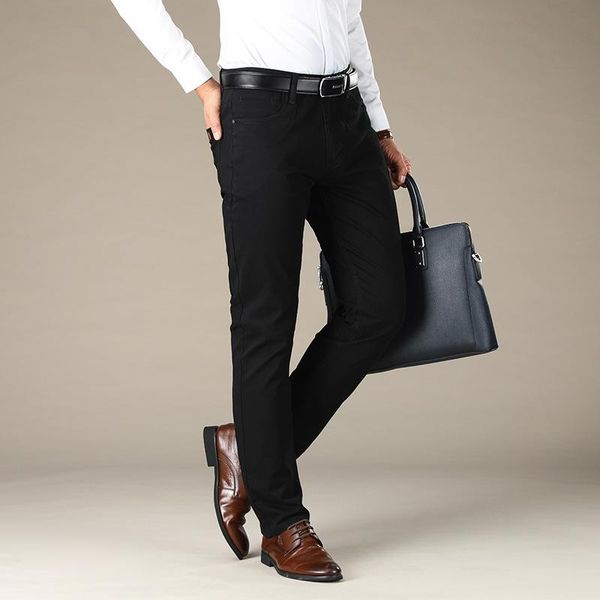 men's pants brand mens pant classics casual business stretch trousers regular straight black blue khaki 4 colors plus size 44 46
men's pants brand mens pant classics casual business stretch trousers regular straight black blue khaki 4 colors plus size 44 46