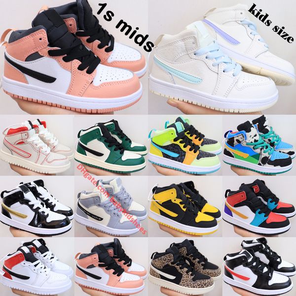 kids basketball shoes 1 1s pink quartz phantom igloo aurora green black siren red bred multi-color infant trainers babys sneakers size 22-37
kids basketball shoes 1 1s pink quartz phantom igloo aurora green black siren red bred multi-color infant trainers babys sneakers size 22-37