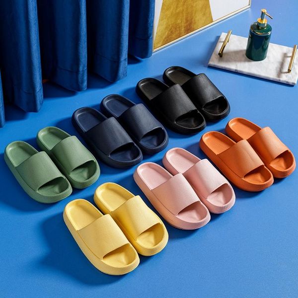 slippers summer women men eva indoor soft non-slip sandals couple thicken solid color home breathable light flip flops slides, Black
slippers summer women men eva indoor soft non-slip sandals couple thicken solid color home breathable light flip flops slides, Black