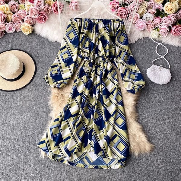 women printed off shoulder high waist long sleeve button slash neck maxi dress casual spring autumn holiday beach party dresses, Black;gray
women printed off shoulder high waist long sleeve button slash neck maxi dress casual spring autumn holiday beach party dresses, Black;gray