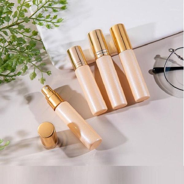 storage bottles & jars 10ml glass mist spray bottle gold roll on for essential oils pearl cosmetic container perfume atomizer
storage bottles & jars 10ml glass mist spray bottle gold roll on for essential oils pearl cosmetic container perfume atomizer