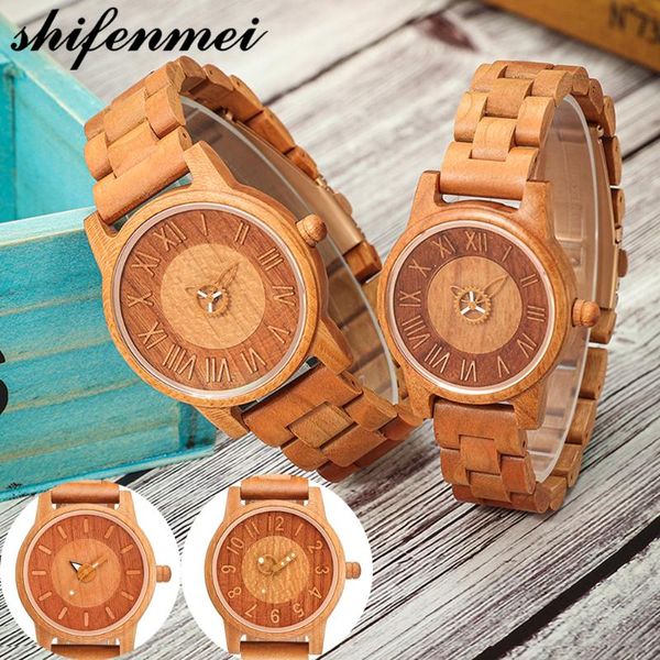 wristwatches shifenmei lovers watches wooden quartz clock couple pair men women fashion casual gifts man watch, Slivery;brown
wristwatches shifenmei lovers watches wooden quartz clock couple pair men women fashion casual gifts man watch, Slivery;brown