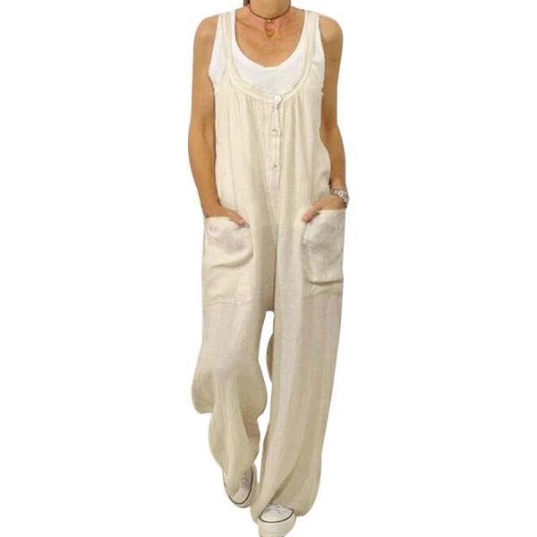 women's jumpsuits & rompers littlerossa women casual loose cotton linen solid color pockets jumpsuit overalls wide leg pants plus size, Black;white
women's jumpsuits & rompers littlerossa women casual loose cotton linen solid color pockets jumpsuit overalls wide leg pants plus size, Black;white