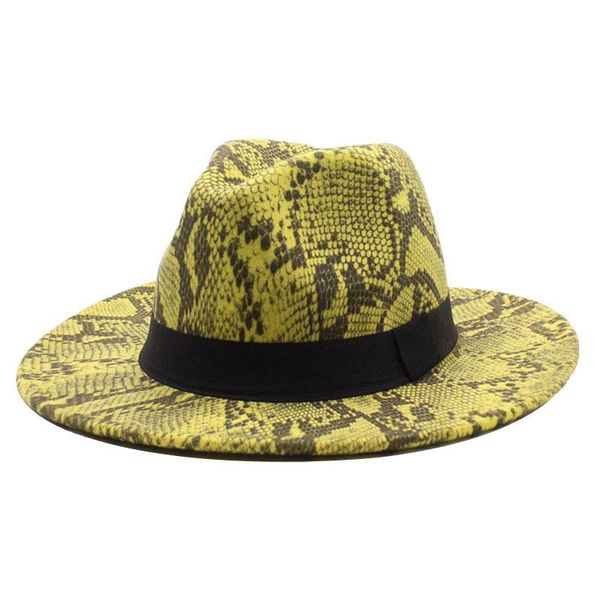 wide brim hats autumn winter fedora women men snake pattern jazz hat fashion panama cap with black band wool felt trilby caps, Blue;gray
wide brim hats autumn winter fedora women men snake pattern jazz hat fashion panama cap with black band wool felt trilby caps, Blue;gray