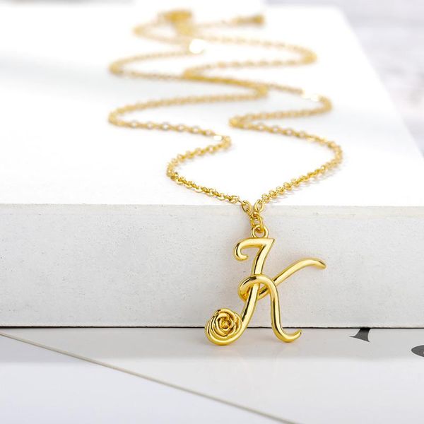 rose flower with initial necklaces for women boho jewelry stainless steel letter pendants necklace sister gifts 2021 pendant, Silver
rose flower with initial necklaces for women boho jewelry stainless steel letter pendants necklace sister gifts 2021 pendant, Silver