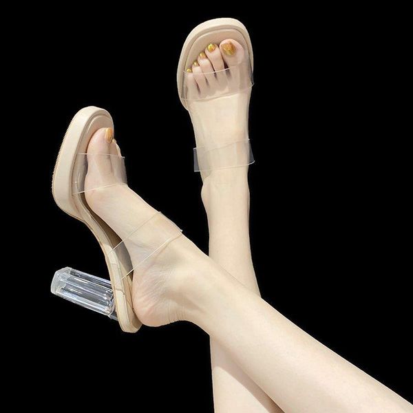 dress shoes cinessd sandals women 2021 summer word with thick heel and slippers wear crystal transparent high heels, Black
dress shoes cinessd sandals women 2021 summer word with thick heel and slippers wear crystal transparent high heels, Black