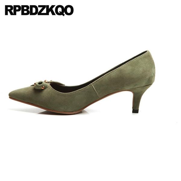 dress shoes slip on suede metal green ladies mid heels 2021 scarpin rivet casual pumps stud stiletto thin genuine leather pointed toe, Black
dress shoes slip on suede metal green ladies mid heels 2021 scarpin rivet casual pumps stud stiletto thin genuine leather pointed toe, Black