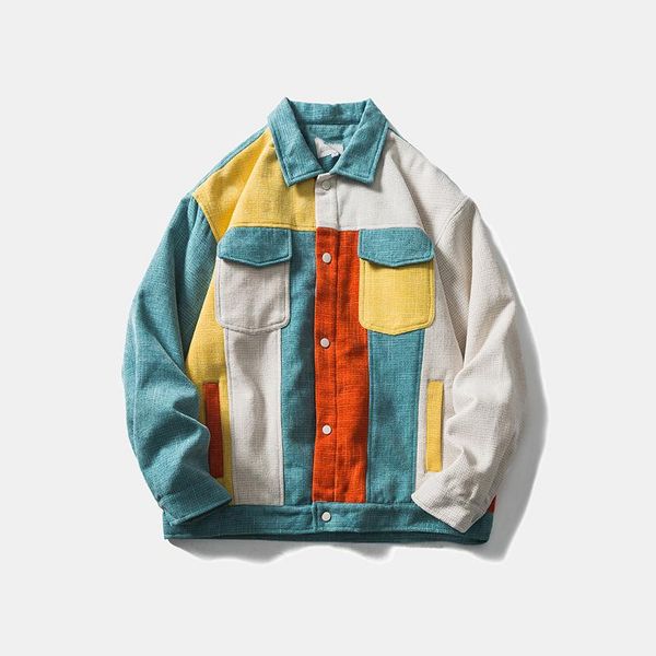 men's jackets harajuku color block pockets mens windbreaker casual high street couple coat oversize retro loose womens clothes, Black;brown
men's jackets harajuku color block pockets mens windbreaker casual high street couple coat oversize retro loose womens clothes, Black;brown