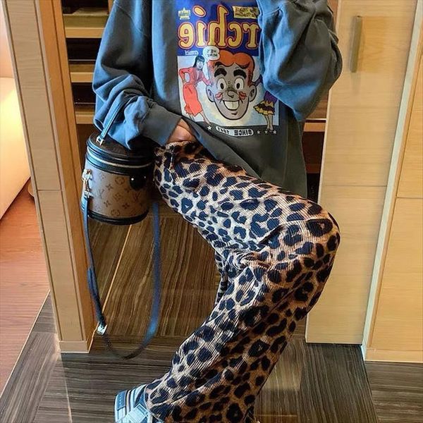 brown leopard joggers women pant high waist flare double layer mesh e girl aesthetic trousers female sweatpants, Black;white
brown leopard joggers women pant high waist flare double layer mesh e girl aesthetic trousers female sweatpants, Black;white