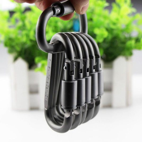 outdoor bags carabiner keychain, no. 8 d-type aluminum alloy bold long nut buckle, with screw lock for camping and fishing, maximum
outdoor bags carabiner keychain, no. 8 d-type aluminum alloy bold long nut buckle, with screw lock for camping and fishing, maximum