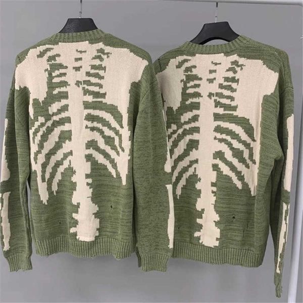 men's sweaters loose skeleton bone printing kapital sweater men woman quality hip-hop damage hole vintage green knit pullovers bv5j, White;black
men's sweaters loose skeleton bone printing kapital sweater men woman quality hip-hop damage hole vintage green knit pullovers bv5j, White;black