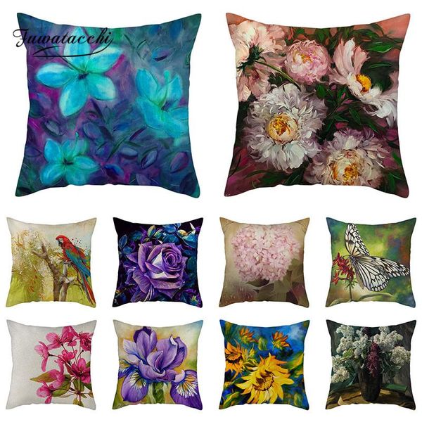 cushion/decorative pillow fuwatacchi natural scenery cushion cover linen throw case sofa seat flowers decorative cotton
cushion/decorative pillow fuwatacchi natural scenery cushion cover linen throw case sofa seat flowers decorative cotton