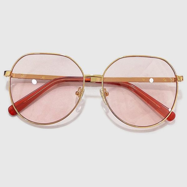 sunglasses fashion gradient women brand design alloy metal frame sun glasses with original box uv400, White;black