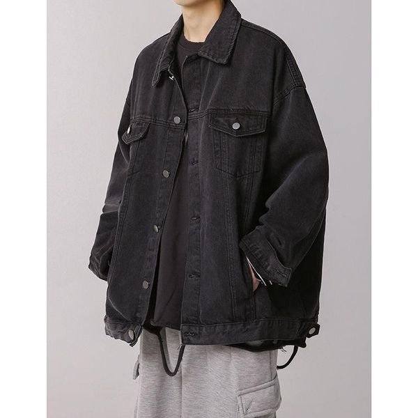 spring cotton denim jacket men's fashion casual retro jackets mens streetwear korean loose hip-hop bomber men m-2xl, Black;brown
spring cotton denim jacket men's fashion casual retro jackets mens streetwear korean loose hip-hop bomber men m-2xl, Black;brown