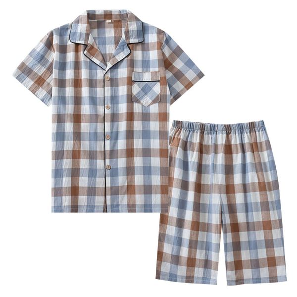 men cato short mouwen shorts pyjamas set dunne summer loss sweat absorbent breathing home colors mens cotten, Black;brown
men cato short mouwen shorts pyjamas set dunne summer loss sweat absorbent breathing home colors mens cotten, Black;brown
