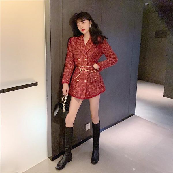 women's suits & blazers spring and autumn solid color loose large size fashion temperament suit mid-length coat bag women, White;black
women's suits & blazers spring and autumn solid color loose large size fashion temperament suit mid-length coat bag women, White;black