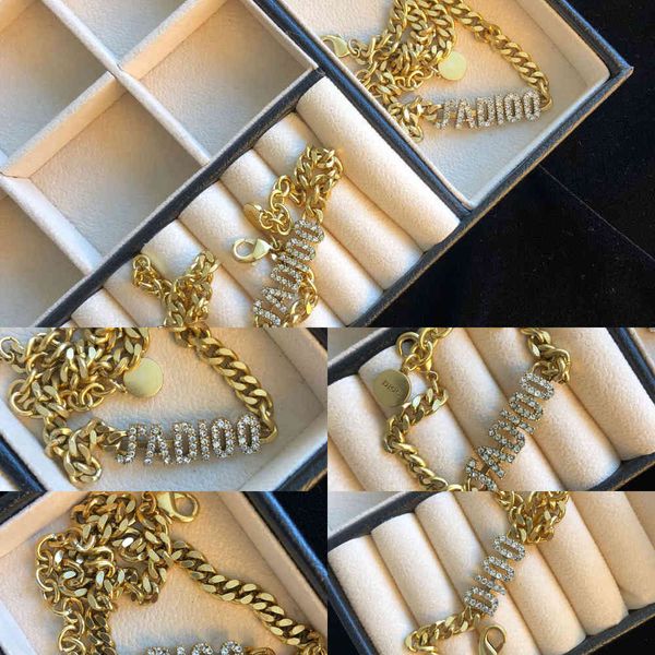 factory necklace 2021 new diamond letter luxury cd female dijia internet celebrity classic bracelet designer jewelry njqwt, Black
factory necklace 2021 new diamond letter luxury cd female dijia internet celebrity classic bracelet designer jewelry njqwt, Black