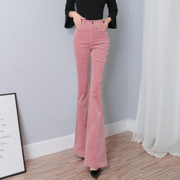 women's pants & capris #1948 black pink high waisted bell bottom women casual flared regular fit ladies trousers elegant spring autumn, Black;white
women's pants & capris #1948 black pink high waisted bell bottom women casual flared regular fit ladies trousers elegant spring autumn, Black;white
