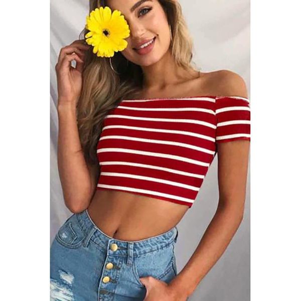 women women ladies off shoulder short sleeve striped blouse clothes shirt feminine clothing blusas mujer de moda &a, White
women women ladies off shoulder short sleeve striped blouse clothes shirt feminine clothing blusas mujer de moda &a, White