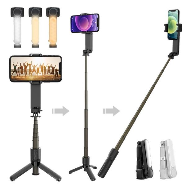 selfie monopods 3 in 1 wireless bluetooth stick phone mini tripod extendable monopod with fill light universal for smartphone
selfie monopods 3 in 1 wireless bluetooth stick phone mini tripod extendable monopod with fill light universal for smartphone