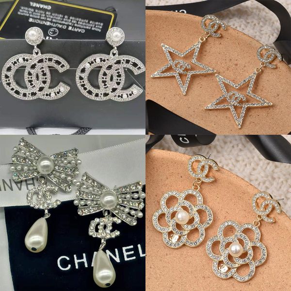 20color 18k gold plated korea brand designer letters stud long earrings crystal geometric luxury women rhinestone pearl wedding party jewerl, Golden;silver
20color 18k gold plated korea brand designer letters stud long earrings crystal geometric luxury women rhinestone pearl wedding party jewerl, Golden;silver