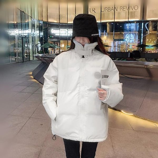women's down & parkas 2021 korean winter jacket student pu leather cotton female short women clothing, Black
women's down & parkas 2021 korean winter jacket student pu leather cotton female short women clothing, Black