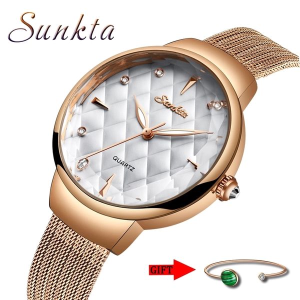sunkta watch women fashion casual dress quartz watches lady mesh strap waterproof wristwatch simple girl clock relogio feminino 210517, Slivery;brown
sunkta watch women fashion casual dress quartz watches lady mesh strap waterproof wristwatch simple girl clock relogio feminino 210517, Slivery;brown