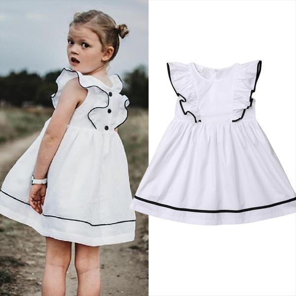 2 10y kids baby girl dress girls summer white children clothes ruffles short sleeve casual beach party dresses outfits, Red;yellow
2 10y kids baby girl dress girls summer white children clothes ruffles short sleeve casual beach party dresses outfits, Red;yellow