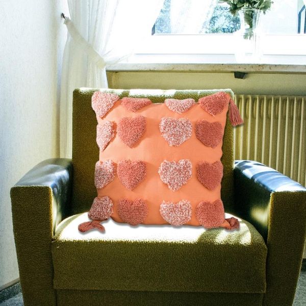 pillow case boho tassel throw woven tufted love heart sofa square cushion cover
pillow case boho tassel throw woven tufted love heart sofa square cushion cover