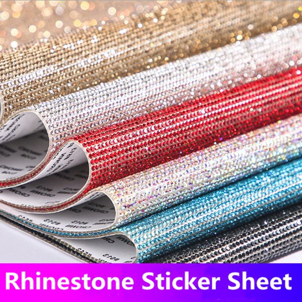 20*24cm diy colorful rhinestone sticker sheet self-adhesive crystal ribbon with gum diamond sticks decoration cars phone cases cups
20*24cm diy colorful rhinestone sticker sheet self-adhesive crystal ribbon with gum diamond sticks decoration cars phone cases cups