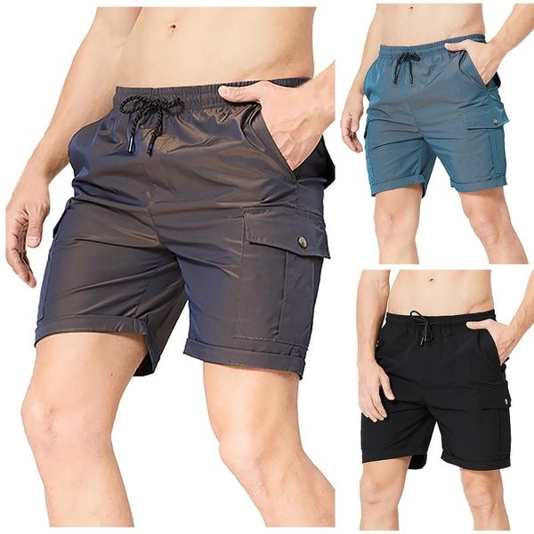 men's summer flashing twill loose outdoor sports five-point men fashion style man shorts sweatpants breathable beach r5, White;black
men's summer flashing twill loose outdoor sports five-point men fashion style man shorts sweatpants breathable beach r5, White;black