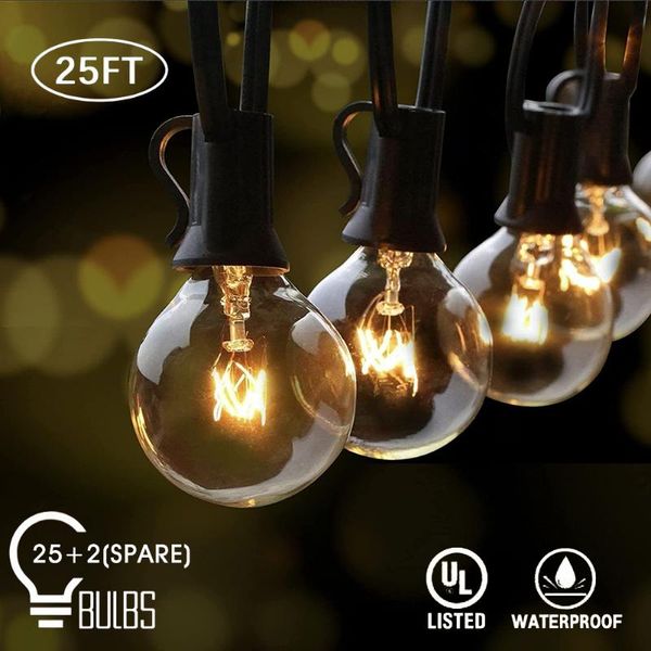 strings 25ft led outdoor string lights vintage edison g40 bulbs plug in decorative light waterproof for patio garden party
strings 25ft led outdoor string lights vintage edison g40 bulbs plug in decorative light waterproof for patio garden party