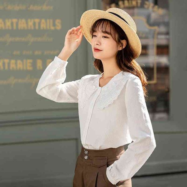 blouses spring arrival lace peter pan collar hollow flower cube embroidered long sleeve shirt literature art women's blou 7hn6, White
blouses spring arrival lace peter pan collar hollow flower cube embroidered long sleeve shirt literature art women's blou 7hn6, White