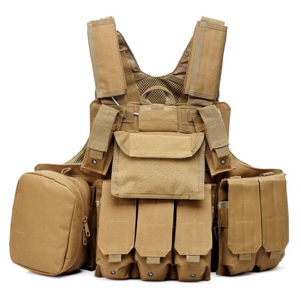 hunting jackets camouflage army vest bag military uniform outdoor cs tactical equipment multi-function, Camo;black
hunting jackets camouflage army vest bag military uniform outdoor cs tactical equipment multi-function, Camo;black