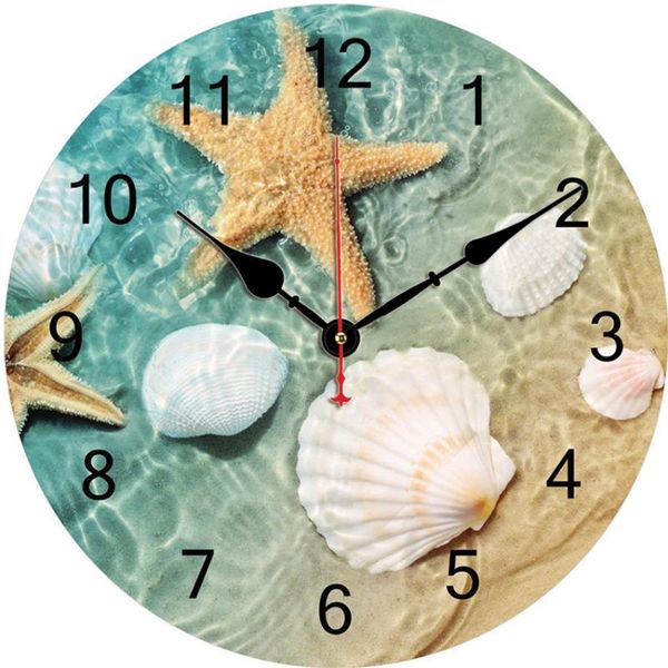 wall clocks 12inch beach sand starfish seashell clock summer ocean wave round silent non ticking decorative home watches
wall clocks 12inch beach sand starfish seashell clock summer ocean wave round silent non ticking decorative home watches