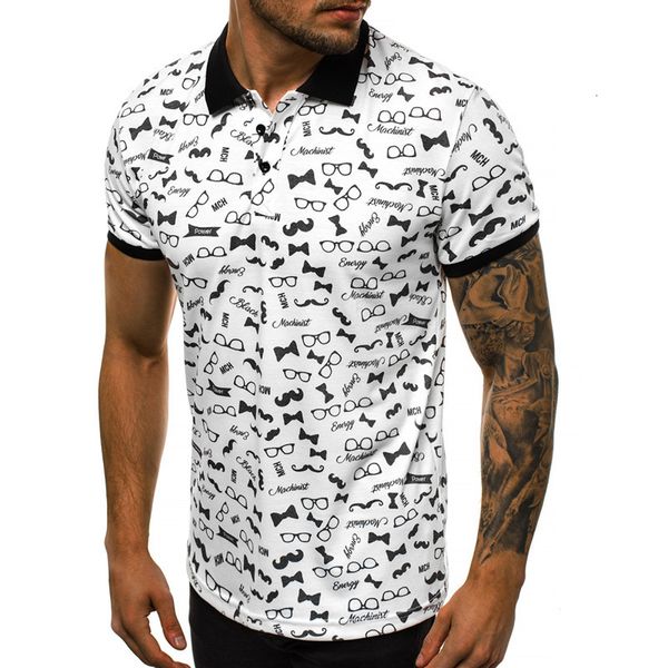 men's polos summer casual streetwear fashions shirt short contrast color polo 5d9f, White;black
men's polos summer casual streetwear fashions shirt short contrast color polo 5d9f, White;black