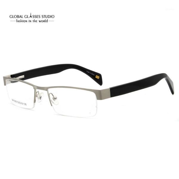 eyeglasses optical glasses clean lens men women metal silver color frame fashion classic design eyewear sr1009-c3 sunglasses fr1, Black
eyeglasses optical glasses clean lens men women metal silver color frame fashion classic design eyewear sr1009-c3 sunglasses fr1, Black
