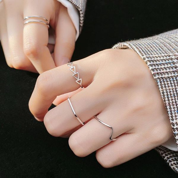 cluster rings real 925 sterling silver geometric adjustable ring for fashion women party fine jewelry minimalist punk accessories gift, Golden;silver
cluster rings real 925 sterling silver geometric adjustable ring for fashion women party fine jewelry minimalist punk accessories gift, Golden;silver