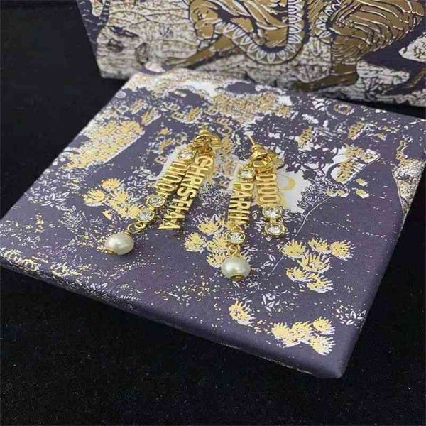 70% off outlet online family letter tassel rhinestone earrings fashion s925 silver needle earrings for women, Golden
70% off outlet online family letter tassel rhinestone earrings fashion s925 silver needle earrings for women, Golden