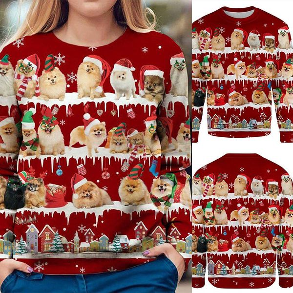 shirts european and american women's christmas long sleeve merry printed t-shirt, White
shirts european and american women's christmas long sleeve merry printed t-shirt, White