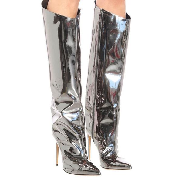 boots wetkiss plus size 17 fashion glossy ladies winter wide calf party stiletto heel women knee high wholesale, Black
boots wetkiss plus size 17 fashion glossy ladies winter wide calf party stiletto heel women knee high wholesale, Black