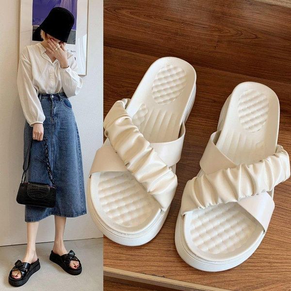 sandals women's solid color pu round platform buckle simple slip on fashion casual all-match ladies summer, Black
sandals women's solid color pu round platform buckle simple slip on fashion casual all-match ladies summer, Black
