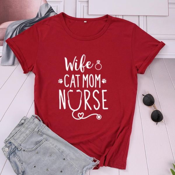 women's t-shirt wife cat mom women tshirt fashion funny graphic mama mother shirts cotton short sleeve tees harajuku female clothi, White
women's t-shirt wife cat mom women tshirt fashion funny graphic mama mother shirts cotton short sleeve tees harajuku female clothi, White