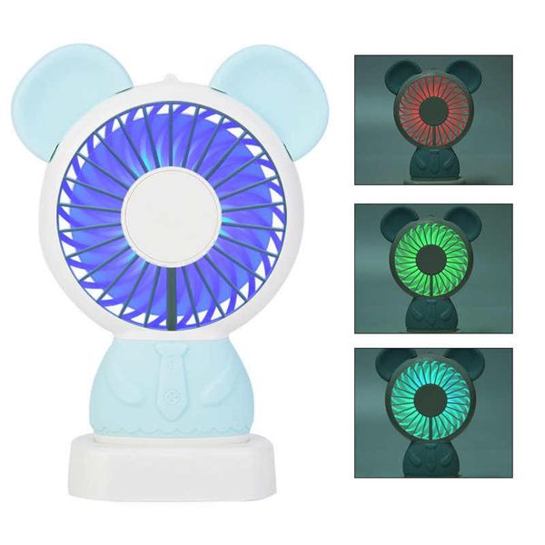 electric fans mini cute bear ears handhold usb rechargeable portable led night light fan 
electric fans mini cute bear ears handhold usb rechargeable portable led night light fan