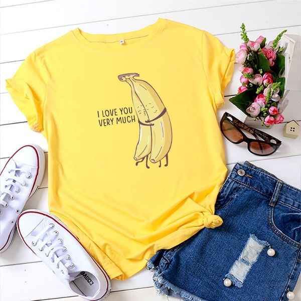 women's t-shirt 100% cotton oversized o-neck short sleeve harajuku banana me casual female t shirt 2021 summer, White
women's t-shirt 100% cotton oversized o-neck short sleeve harajuku banana me casual female t shirt 2021 summer, White