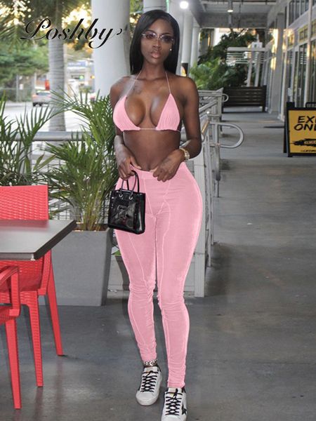 solid 2 pieces set for women summer active sportswear bandage crop leggings matching sets clothing club outwear, White 
solid 2 pieces set for women summer active sportswear bandage crop leggings matching sets clothing club outwear, White