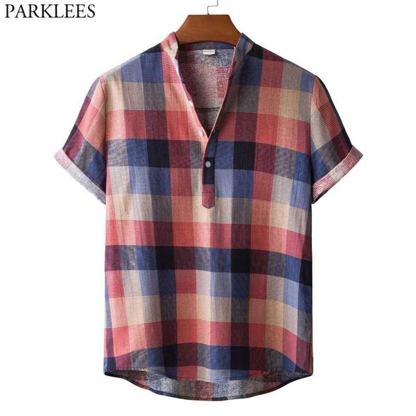fashion plaid hawaiian shirt men 2021 summer short sleeve henley shirts casual button down beach wear holiday party clothing men's, White;black
fashion plaid hawaiian shirt men 2021 summer short sleeve henley shirts casual button down beach wear holiday party clothing men's, White;black