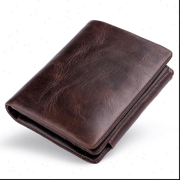 rfid anti theft mens retro three fold business card holder money bag purse vintage genuine leather wallet male, Red;black
rfid anti theft mens retro three fold business card holder money bag purse vintage genuine leather wallet male, Red;black