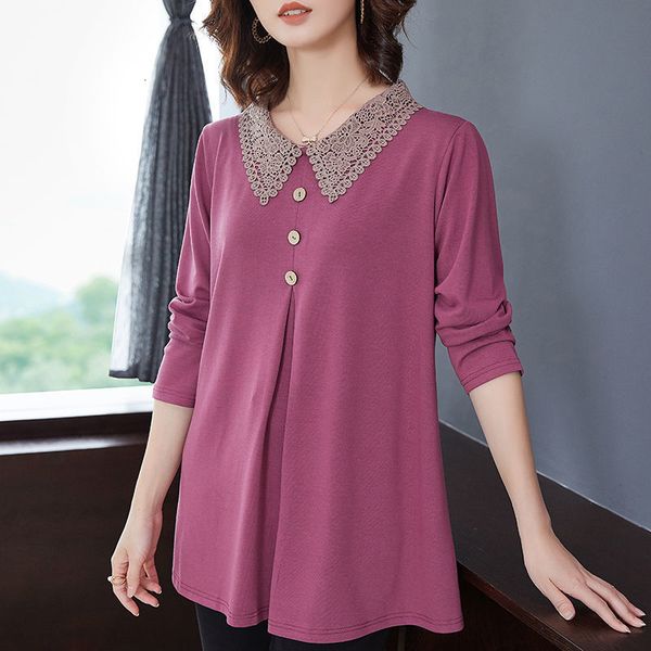 women's tees t-shirt spring autumn slim fat large foreign style sleeve t-shirt covering belly loose fashion medium and long bottomed, White
women's tees t-shirt spring autumn slim fat large foreign style sleeve t-shirt covering belly loose fashion medium and long bottomed, White